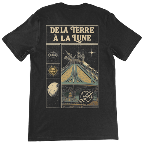 De la Terre a la Lune - Space Mountain - Unisex Graphic T-Shirt
