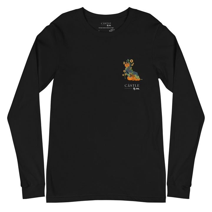 Halloween Pumpkin Man - Unisex Long Sleeve T-Shirt, view 1