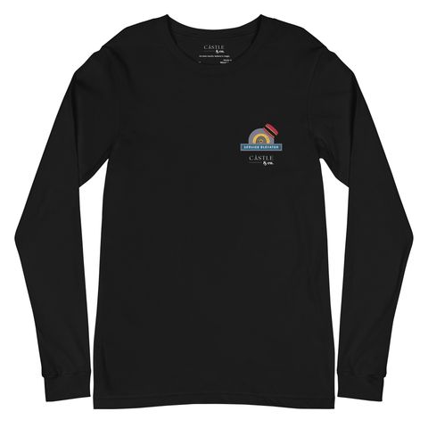 Tower of Terror - Unisex Long Sleeve Tee - White Logo