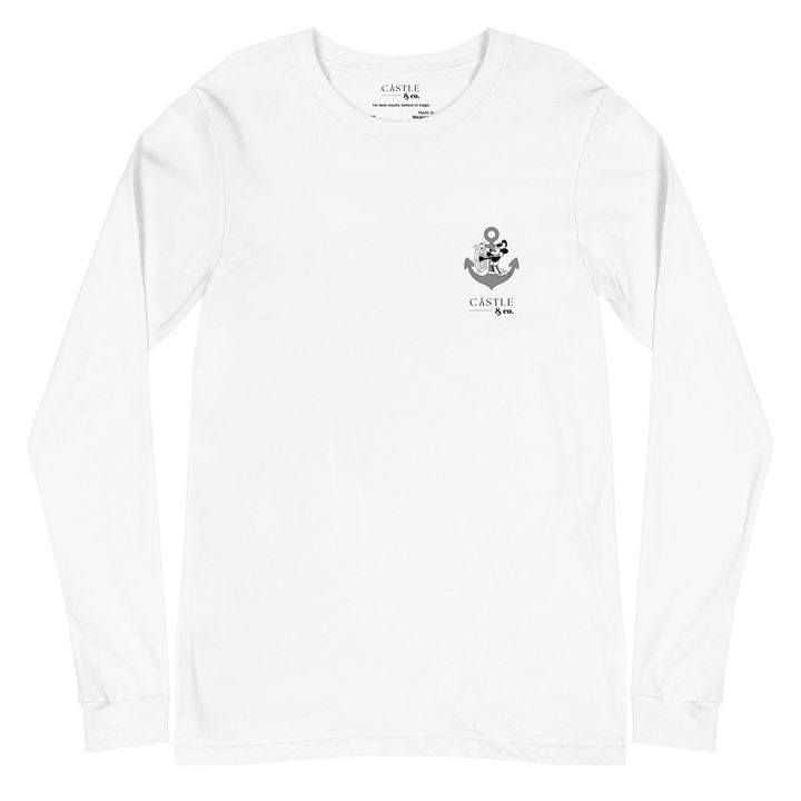 Cruise Anchor - Unisex Long Sleeve Tee - Black Logo, view 1