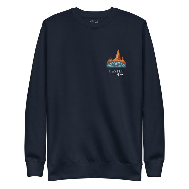 Big Thunder Mountain - Unisex Sweatshirt - White Logo, view 1