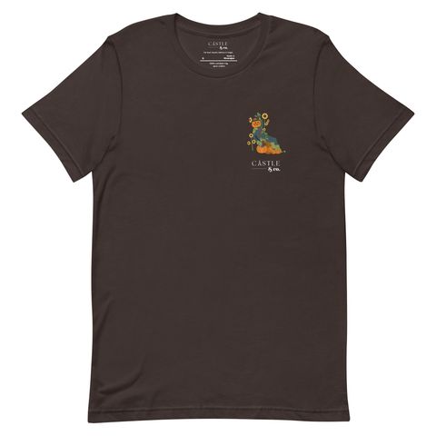 Halloween Pumpkin Man - Unisex T-Shirt - White Logo