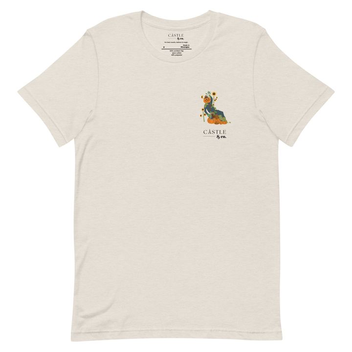 Halloween Pumpkin Man - Unisex T-Shirt - Black Logo, view 1