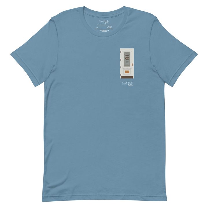 Casting Agency Door - Unisex T-Shirt - White Logo, view 1