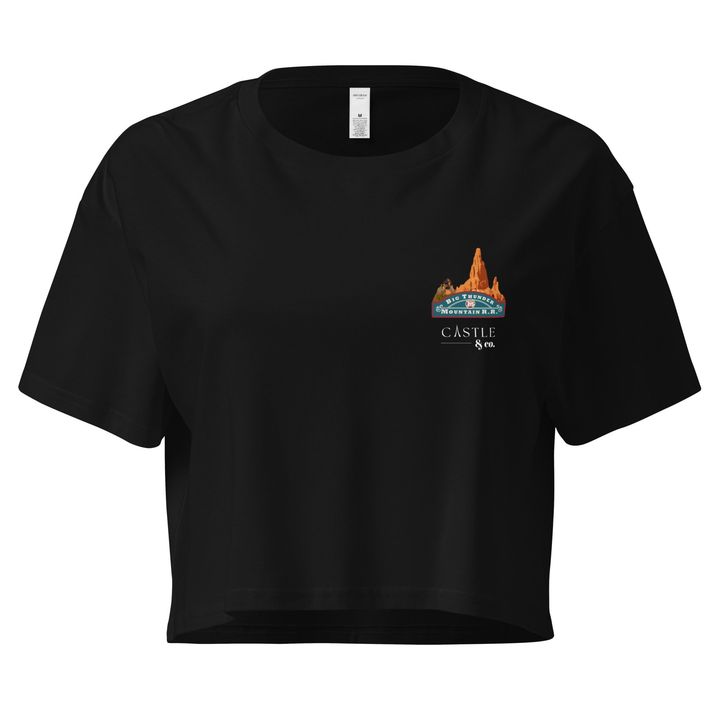 Big Thunder Mountain - Women’s Crop Top - White Logo, view 1