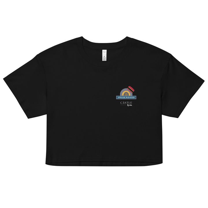 Tower of Terror - Women’s crop top - White Logo, view 1