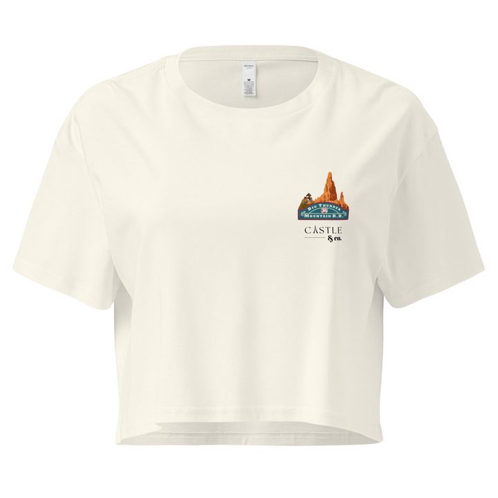 Big Thunder Mountain - Women’s Crop Top - Black Logo, view 1