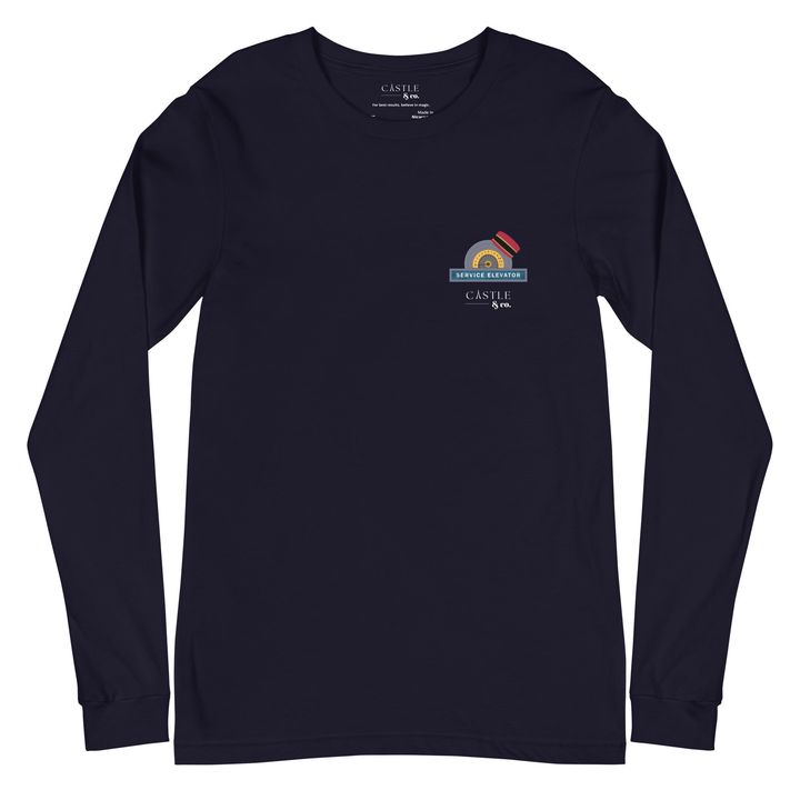 Tower of Terror - Unisex Long Sleeve Tee - White Logo, view 2