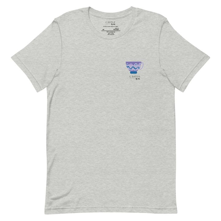 Purple Teacup - Unisex T-shirt - Black Logo, view 2