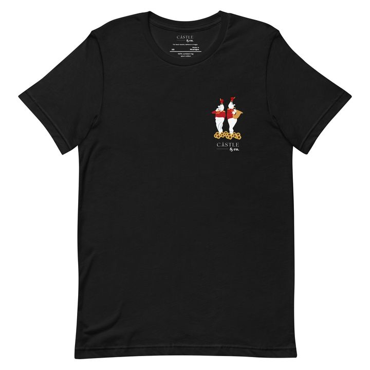 Halloween Bandstand Ghosts - Unisex T-Shirt - White Logo, view 2