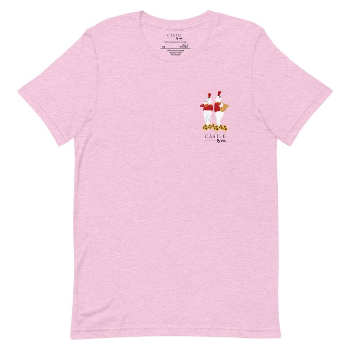 Halloween Bandstand Ghosts - Unisex T-Shirt - Black Logo, view 2