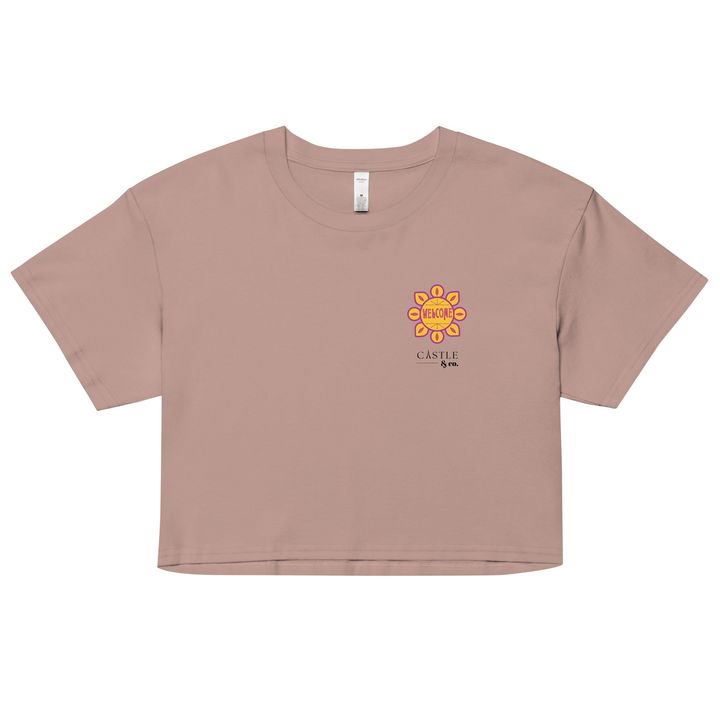 Welcome - Small World - Women’s crop top - Black Logo, view 2