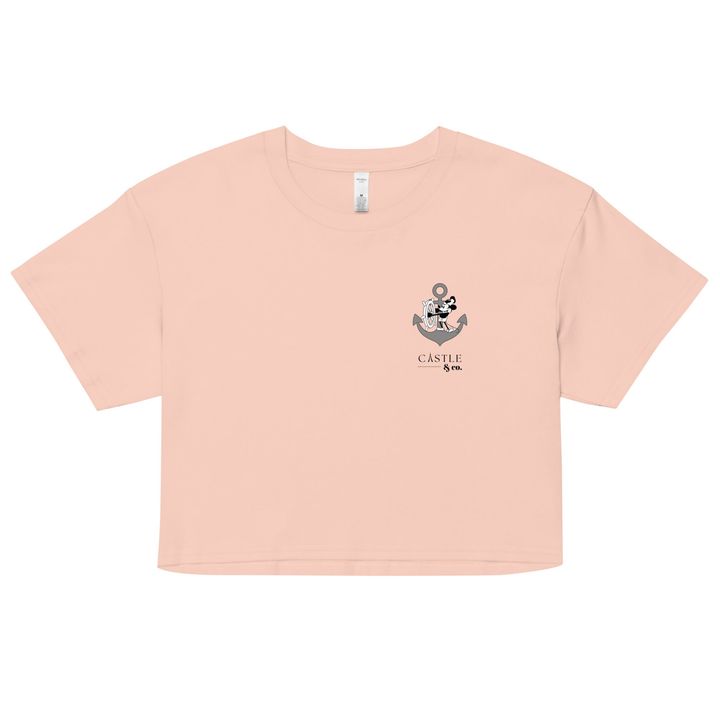 Cruise Anchor - Women’s Crop Top - Black Logo, view 2