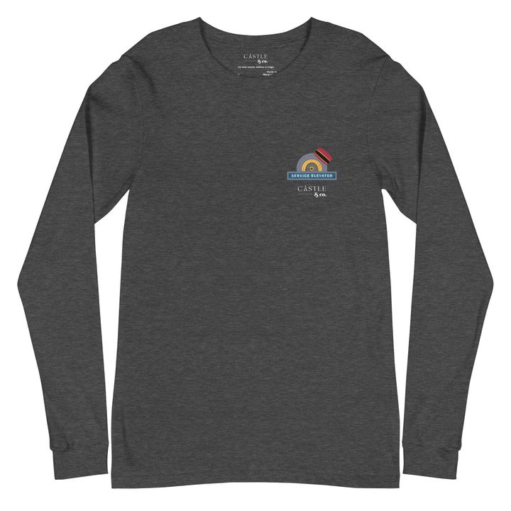 Tower of Terror - Unisex Long Sleeve Tee - White Logo, view 3