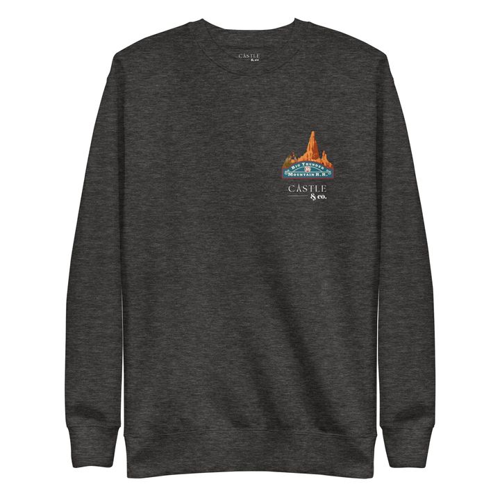 Big Thunder Mountain - Unisex Sweatshirt - White Logo, view 3