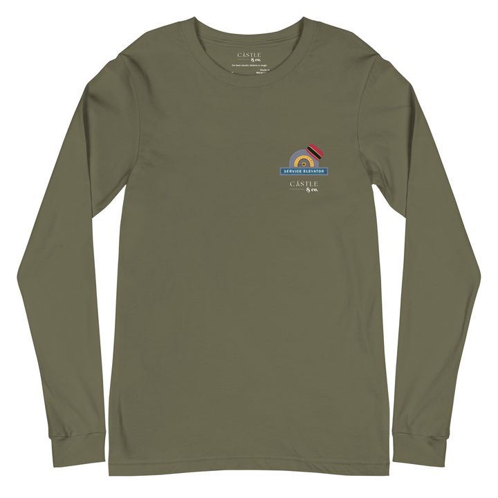 Tower of Terror - Unisex Long Sleeve Tee - White Logo, view 4