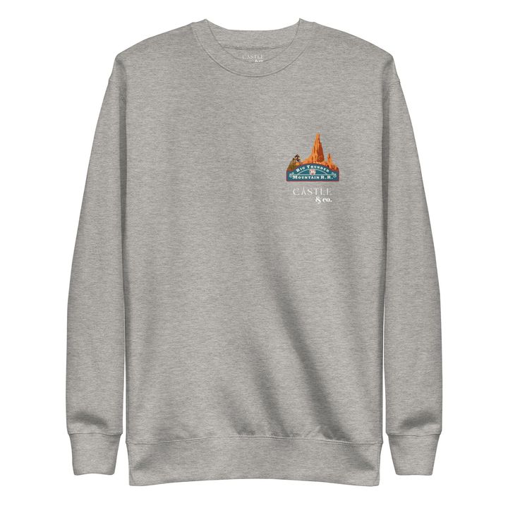 Big Thunder Mountain - Unisex Sweatshirt - White Logo, view 4