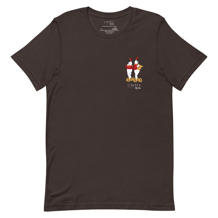 Halloween Bandstand Ghosts - Unisex T-Shirt - White Logo, view 4