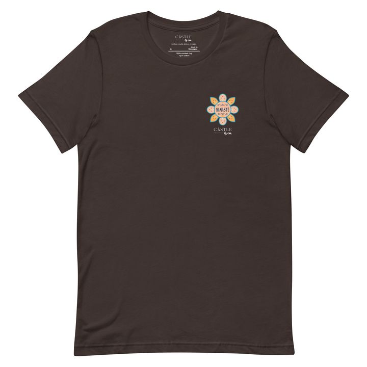 Namaste - Small World - Unisex T-Shirt - White Logo, view 4