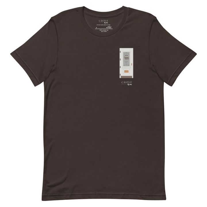 Casting Agency Door - Unisex T-Shirt - White Logo, view 4