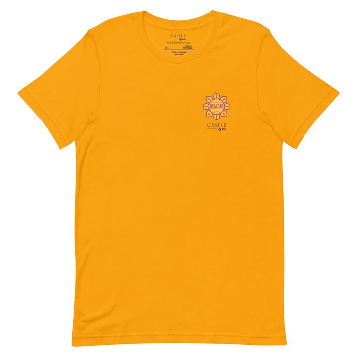 Welcome - Small World - Unisex T-Shirt - Black Logo, view 4