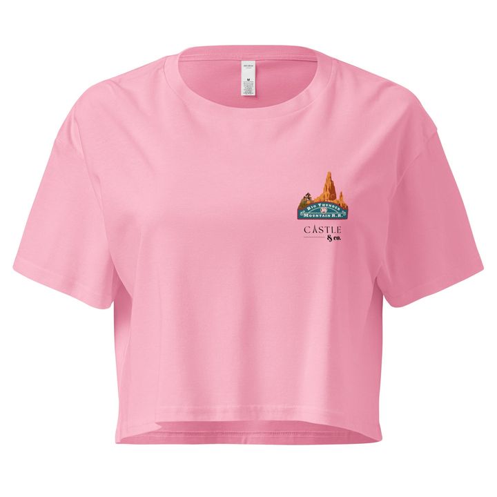 Big Thunder Mountain - Women’s Crop Top - Black Logo, view 4