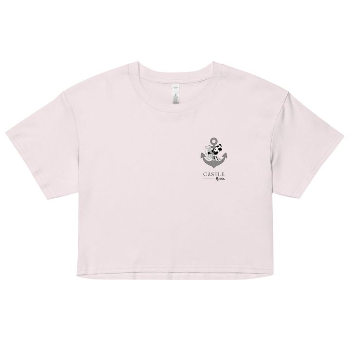 Cruise Anchor - Women’s Crop Top - Black Logo, view 4