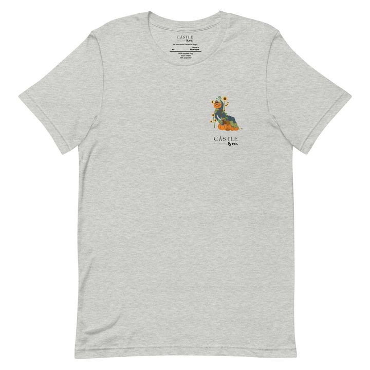 Halloween Pumpkin Man - Unisex T-Shirt - Black Logo, view 5
