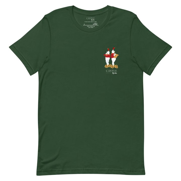 Halloween Bandstand Ghosts - Unisex T-Shirt - White Logo, view 5