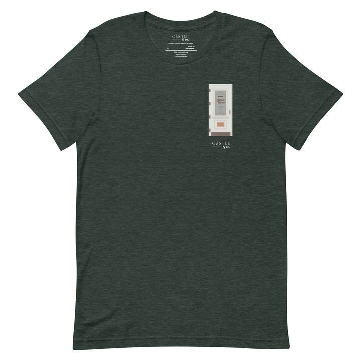 Casting Agency Door - Unisex T-Shirt - White Logo, view 5