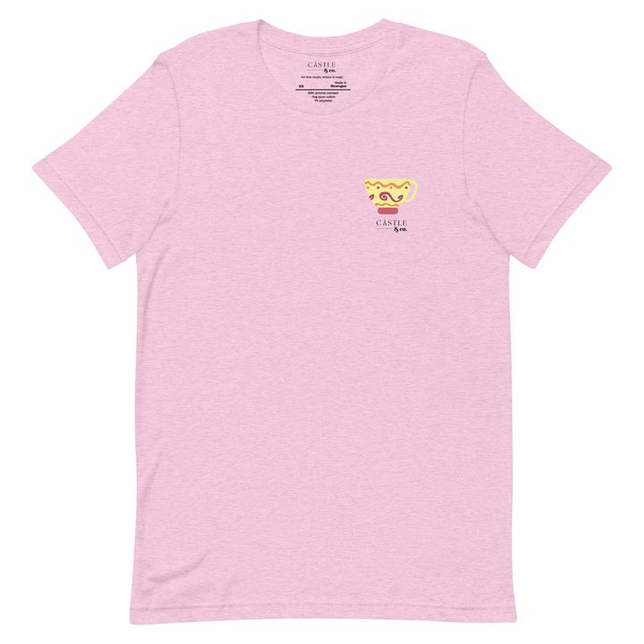 Yellow Teacup - Unisex T-Shirt - Black Logo, view 5