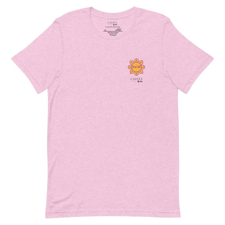 Welcome - Small World - Unisex T-Shirt - Black Logo, view 5