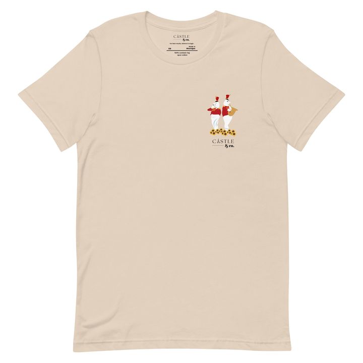 Halloween Bandstand Ghosts - Unisex T-Shirt - Black Logo, view 5