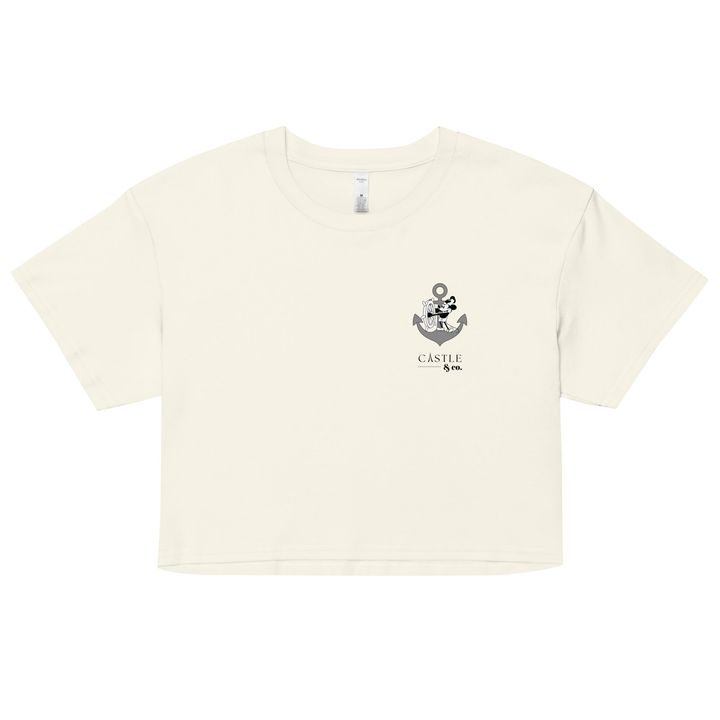 Cruise Anchor - Women’s Crop Top - Black Logo, view 5