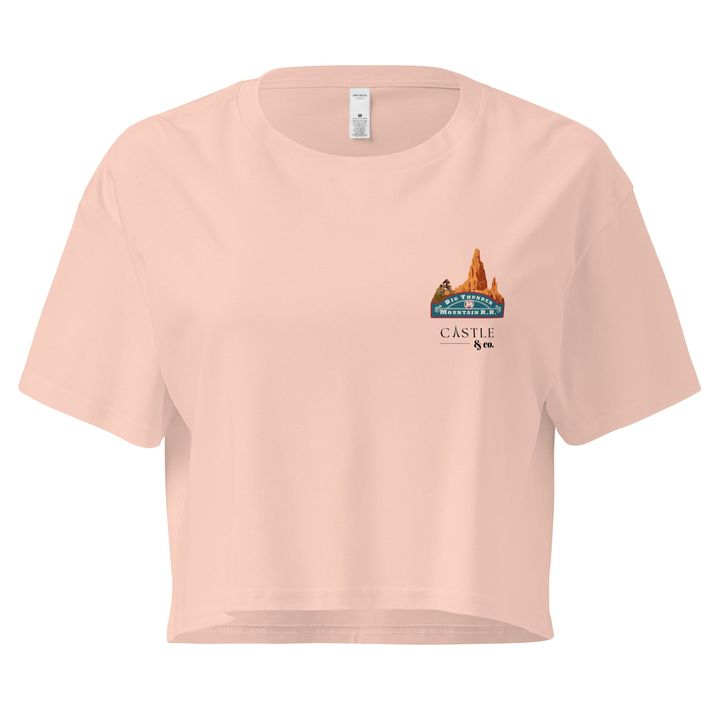 Big Thunder Mountain - Women’s Crop Top - Black Logo, view 5
