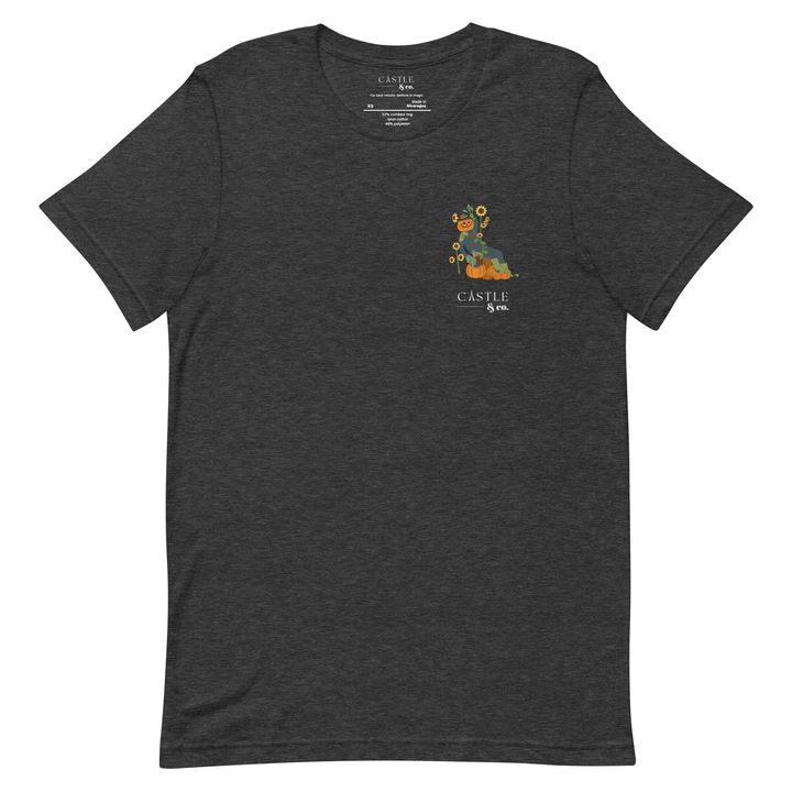 Halloween Pumpkin Man - Unisex T-Shirt - White Logo, view 6