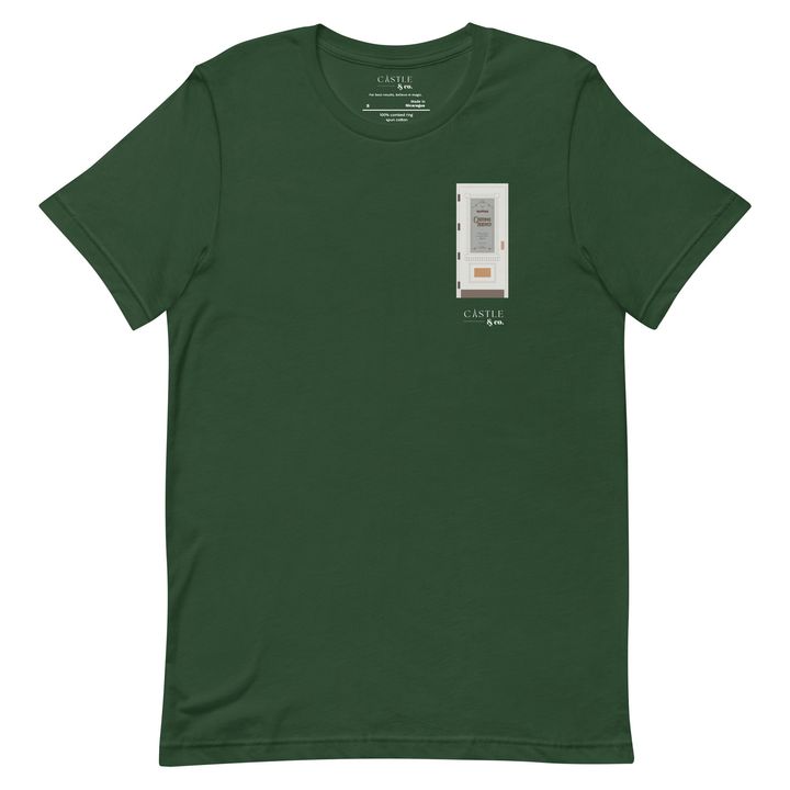 Casting Agency Door - Unisex T-Shirt - White Logo, view 6