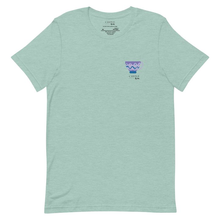 Purple Teacup - Unisex T-shirt - Black Logo, view 6