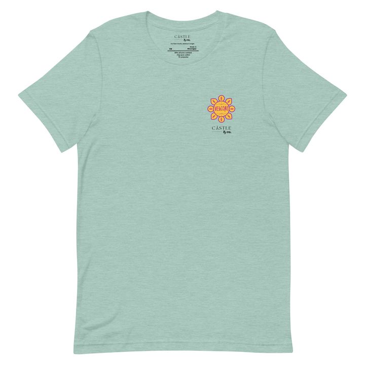 Welcome - Small World - Unisex T-Shirt - Black Logo, view 6