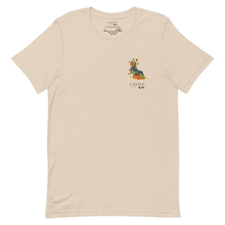 Halloween Pumpkin Man - Unisex T-Shirt - Black Logo, view 6