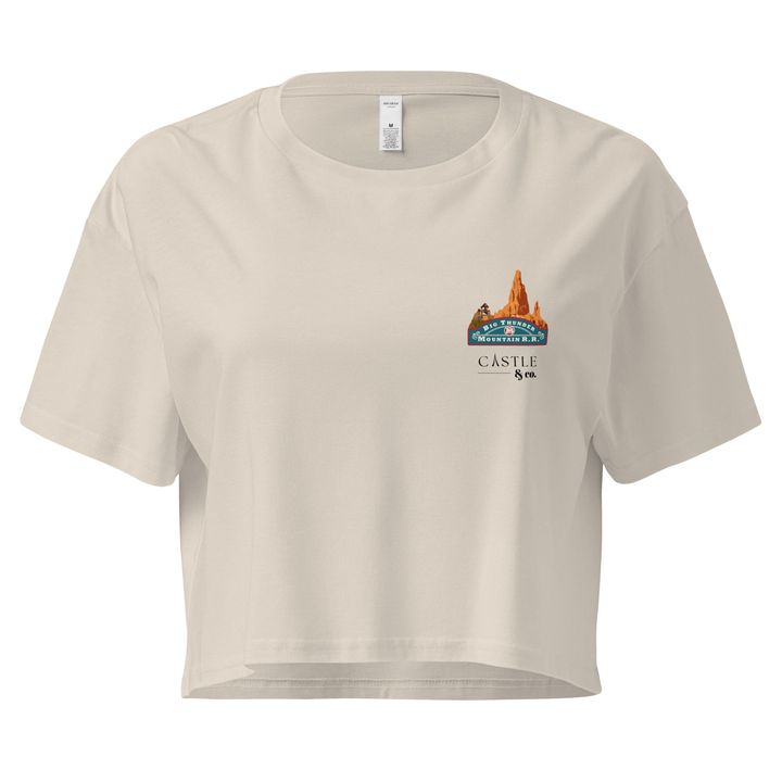 Big Thunder Mountain - Women’s Crop Top - Black Logo, view 6