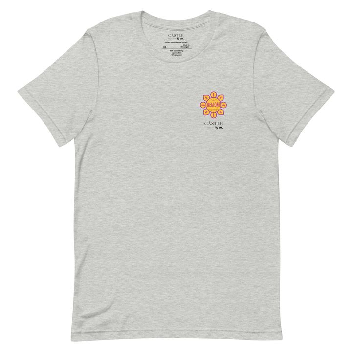 Welcome - Small World - Unisex T-Shirt - Black Logo, view 7