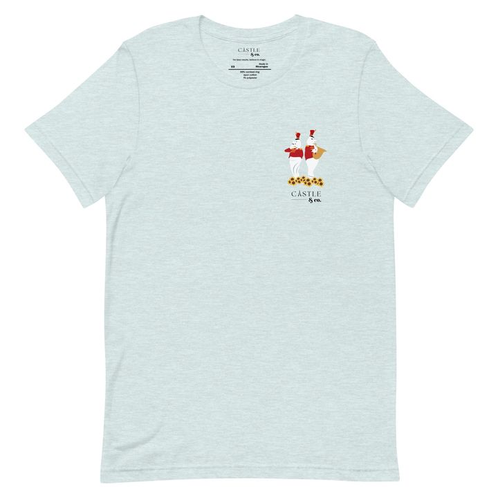 Halloween Bandstand Ghosts - Unisex T-Shirt - Black Logo, view 7