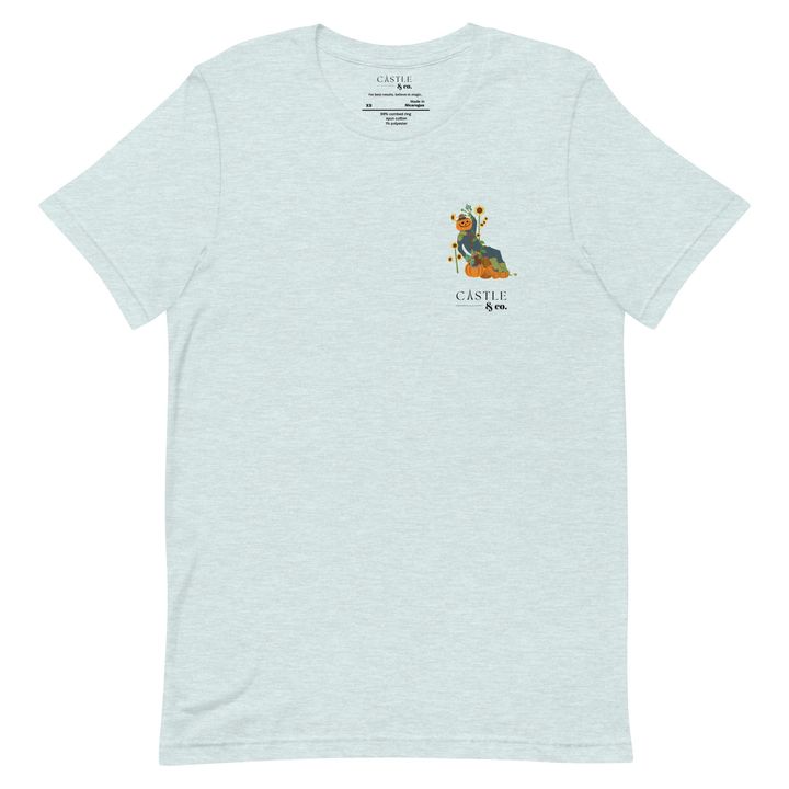 Halloween Pumpkin Man - Unisex T-Shirt - Black Logo, view 7