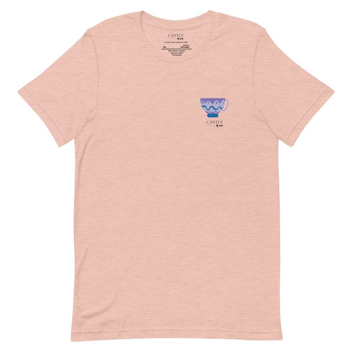 Purple Teacup - Unisex T-shirt - Black Logo, view 7