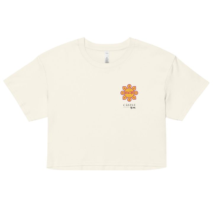 Welcome - Small World - Women’s crop top - Black Logo, view 7
