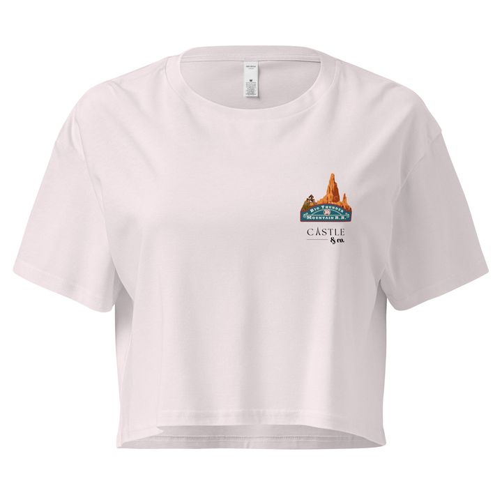 Big Thunder Mountain - Women’s Crop Top - Black Logo, view 7