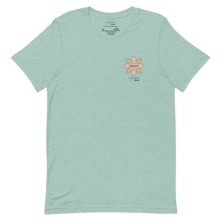 Namaste - Small World - Unisex T-Shirt - Black Logo, view 8