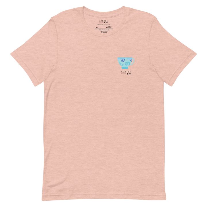 Blue Teacup - Unisex T-Shirt - Black Logo, view 8
