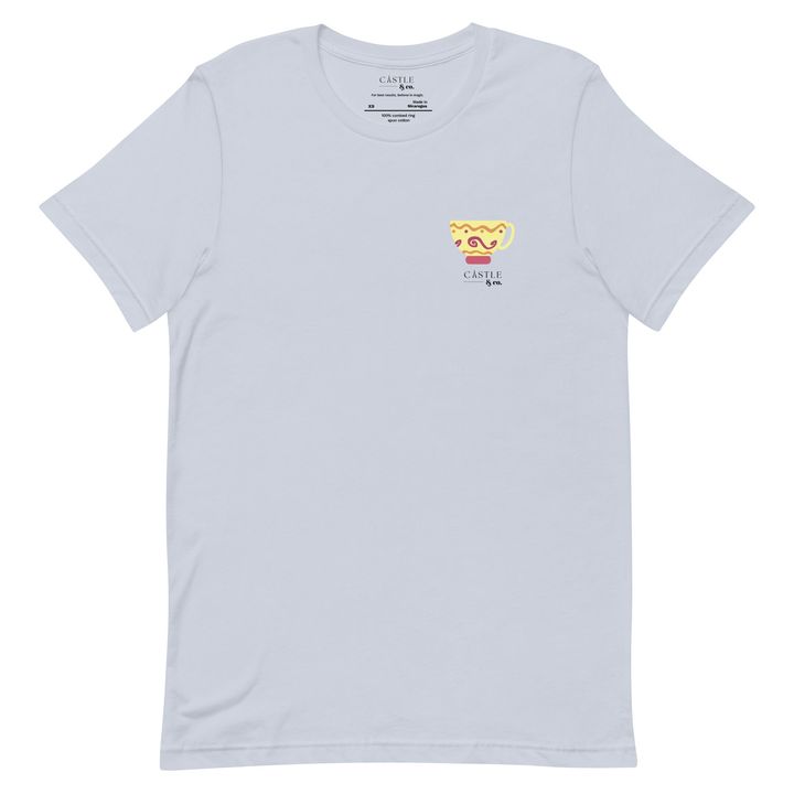 Yellow Teacup - Unisex T-Shirt - Black Logo, view 8